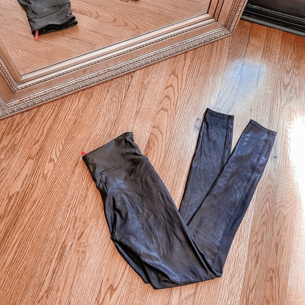 Shiny Spanx, small, like new